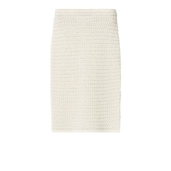 FABIANA FILIPPI Women's Knit Mini Skirt with Metallic Thread Detailing Women
